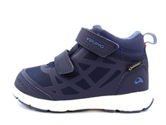 Viking sneaker Veme mid navy/denim med GORE-TEX